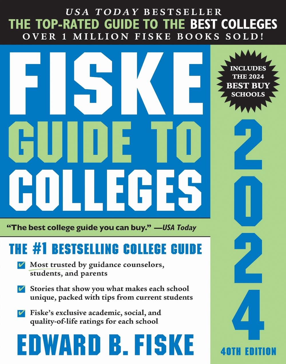 Fiske Guide to Colleges 2024, 40E by Edward B. Fiske - ISBN: 9781728271835