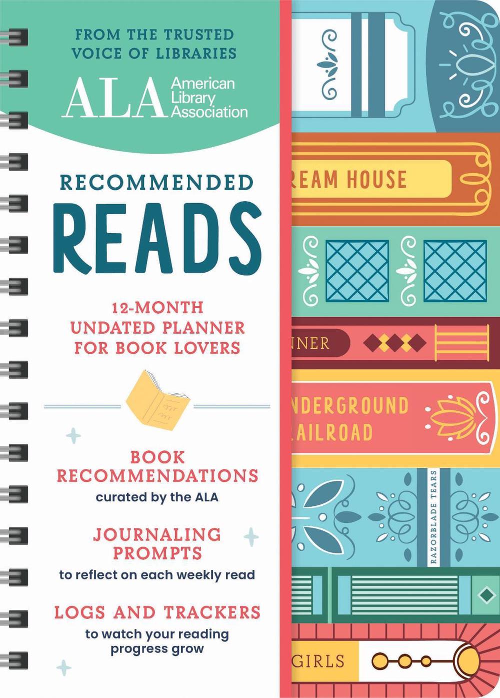 American Library Association Recommended Reads and Undated Planner, 9781728292267