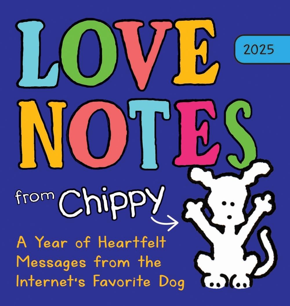 2025 Love Notes from Chippy Boxed Calendar by David Vozar - ISBN: 9781728293868