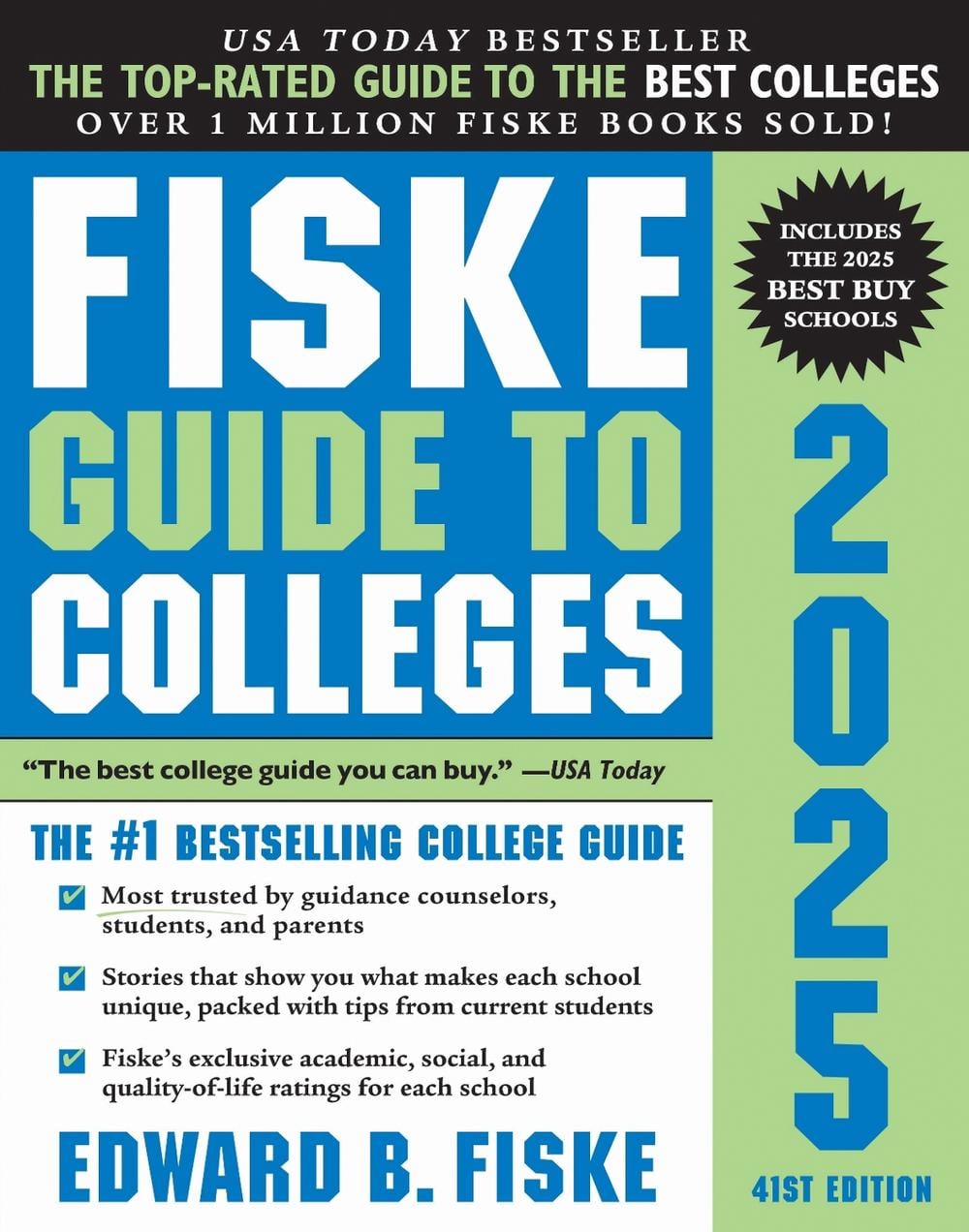 Fiske Guide to Colleges 2025 by Edward B. Fiske - ISBN: 9781728295558