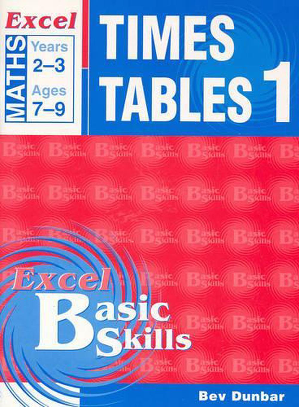 Excel Times Table 1, 9781740200295