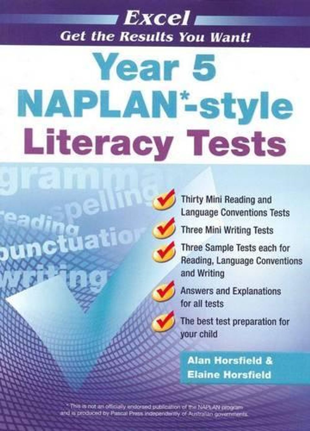 NAPLAN-style Literacy Tests by Alan Horsfield - ISBN: 9781741253641