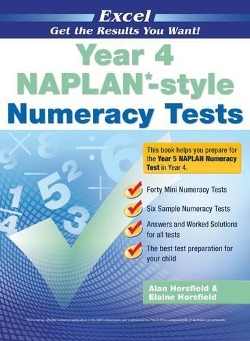 Naplan* Style Numeracy TST Yr 4 by Pascal Press - ISBN: 9781741254396