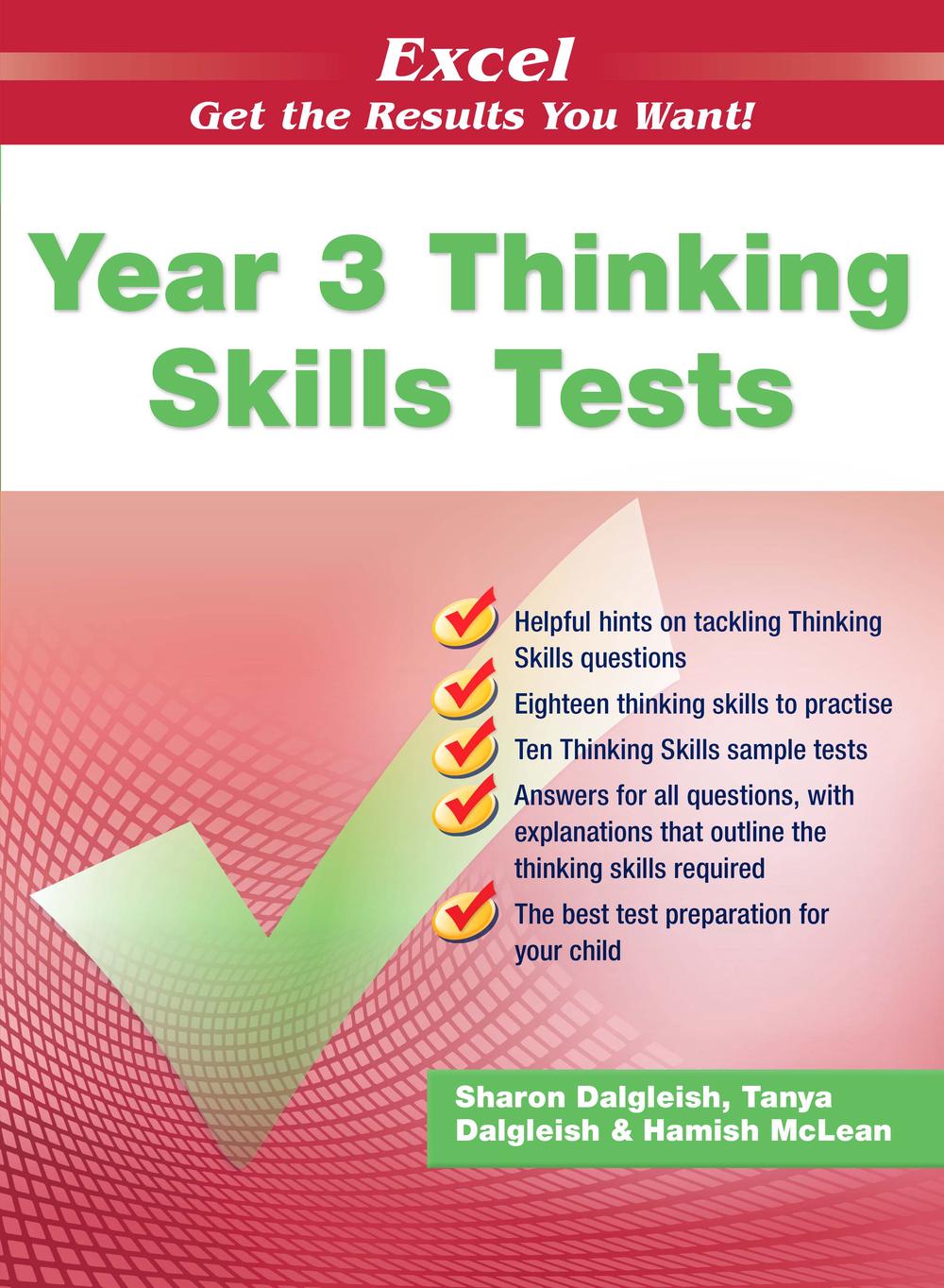 Excel Thinking Skills Tests Year 3 by Sharon Dalgleish - ISBN: 9781741257007