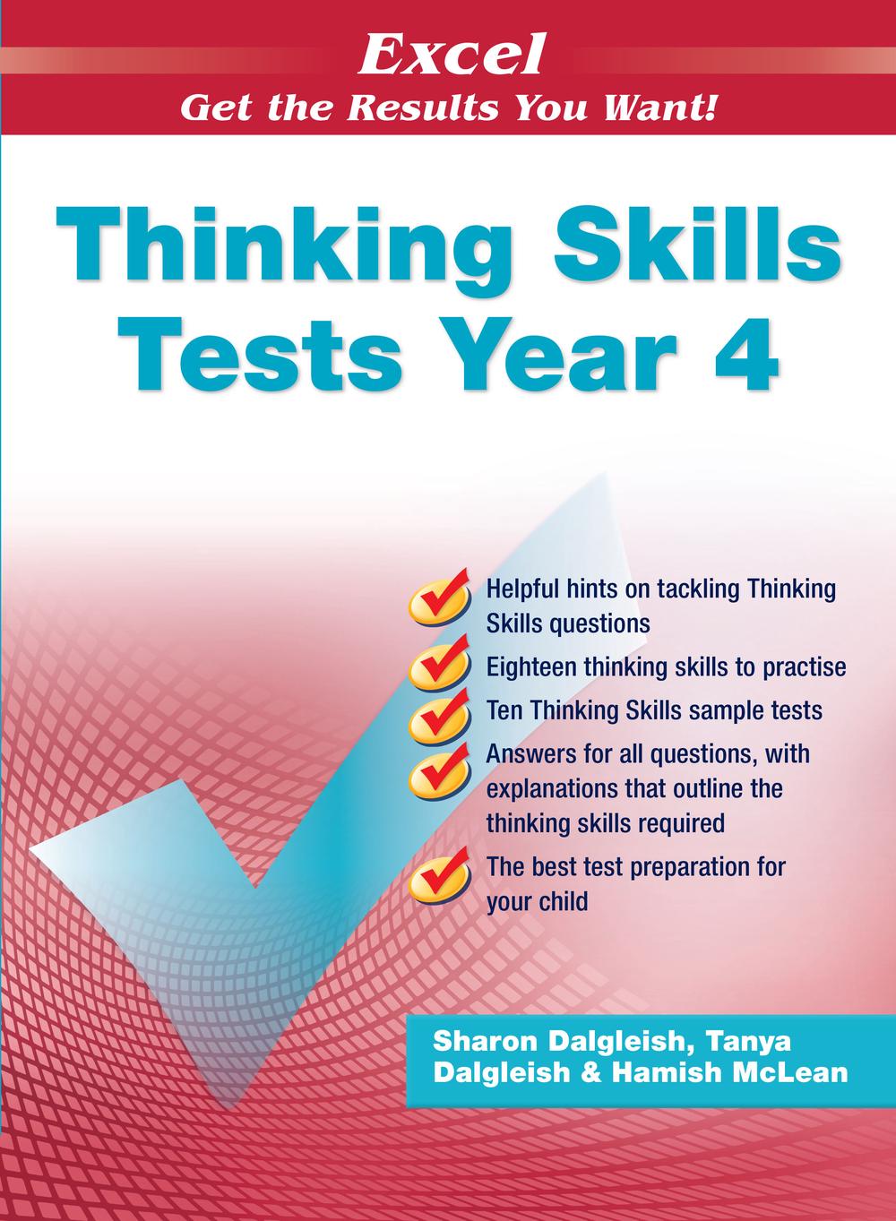 Excel Thinking Skills Tests Year 4 by Sharon Dalgleish - ISBN: 9781741257014