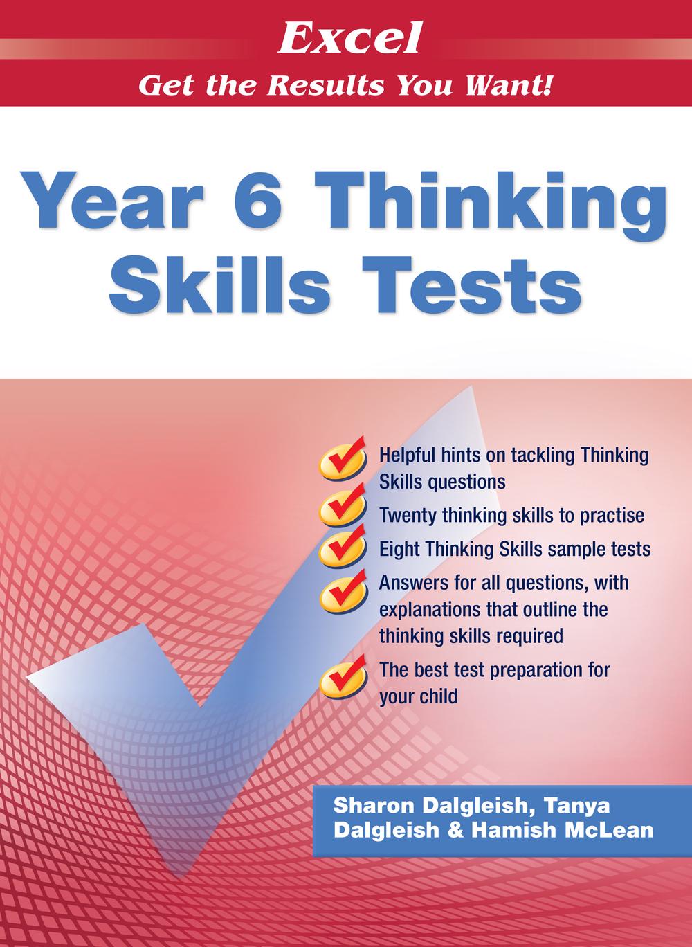 Excel Thinking Skills Tests Year 6, 9781741257038