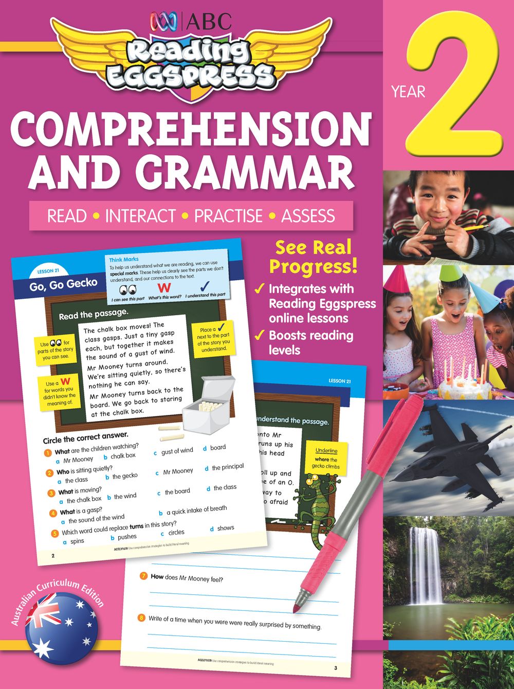 ABC Reading Eggspress Comprehension and Grammar Year 2 by Pascal Press - ISBN: 9781742153377