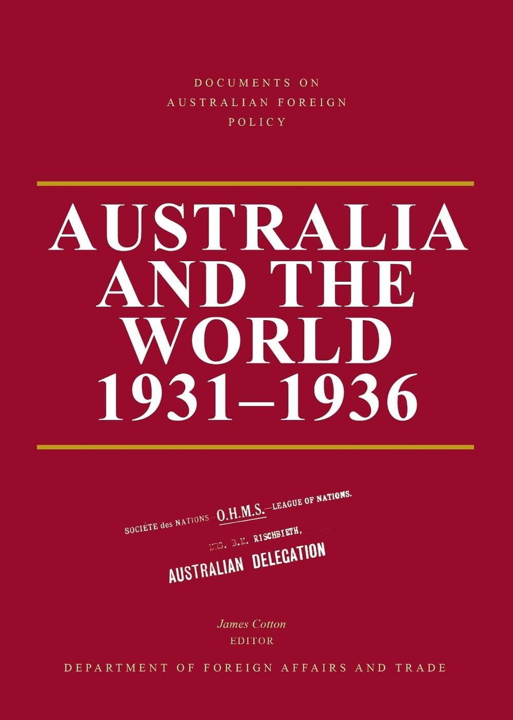 Documents on Australian Foreign Policy, 9781742237466