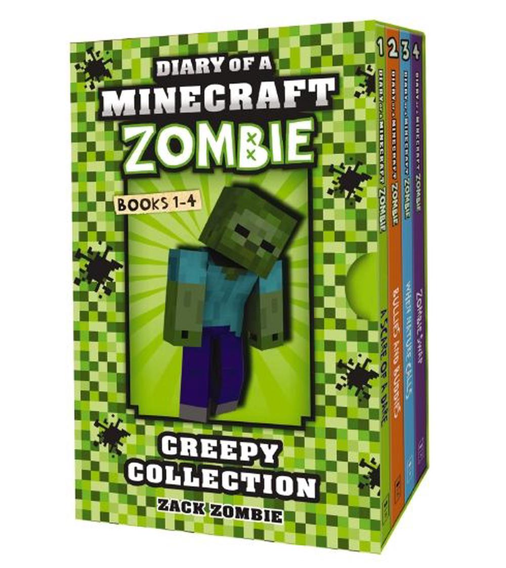 Creepy Collection Books 1-4 (Diary of a Minecraft Zombie) by Zack Zombie,  Paperback, 9781742763279 | Buy online at The Nile