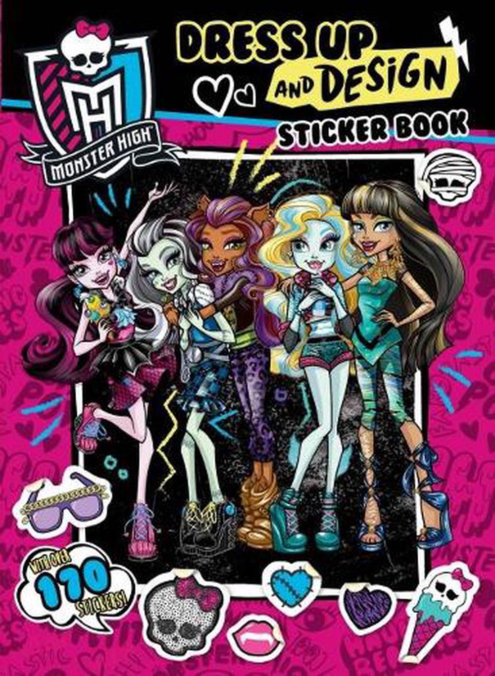 Monster High: Decorate and Design Sticker Book, Paperback ...