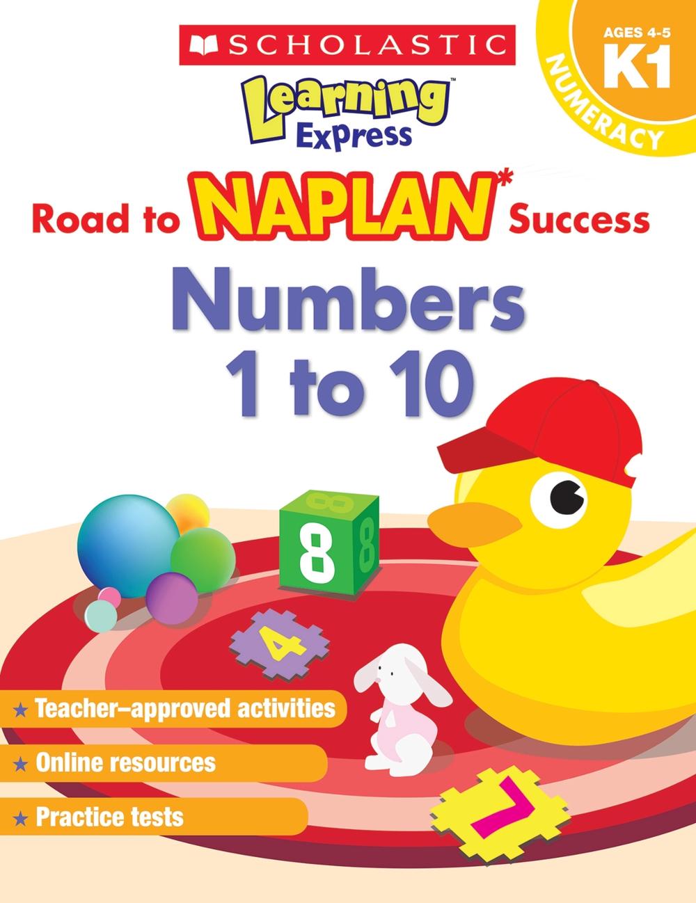 Numbers 1 to 10 K1 (Learning Express: NAPLAN), 9781742769950