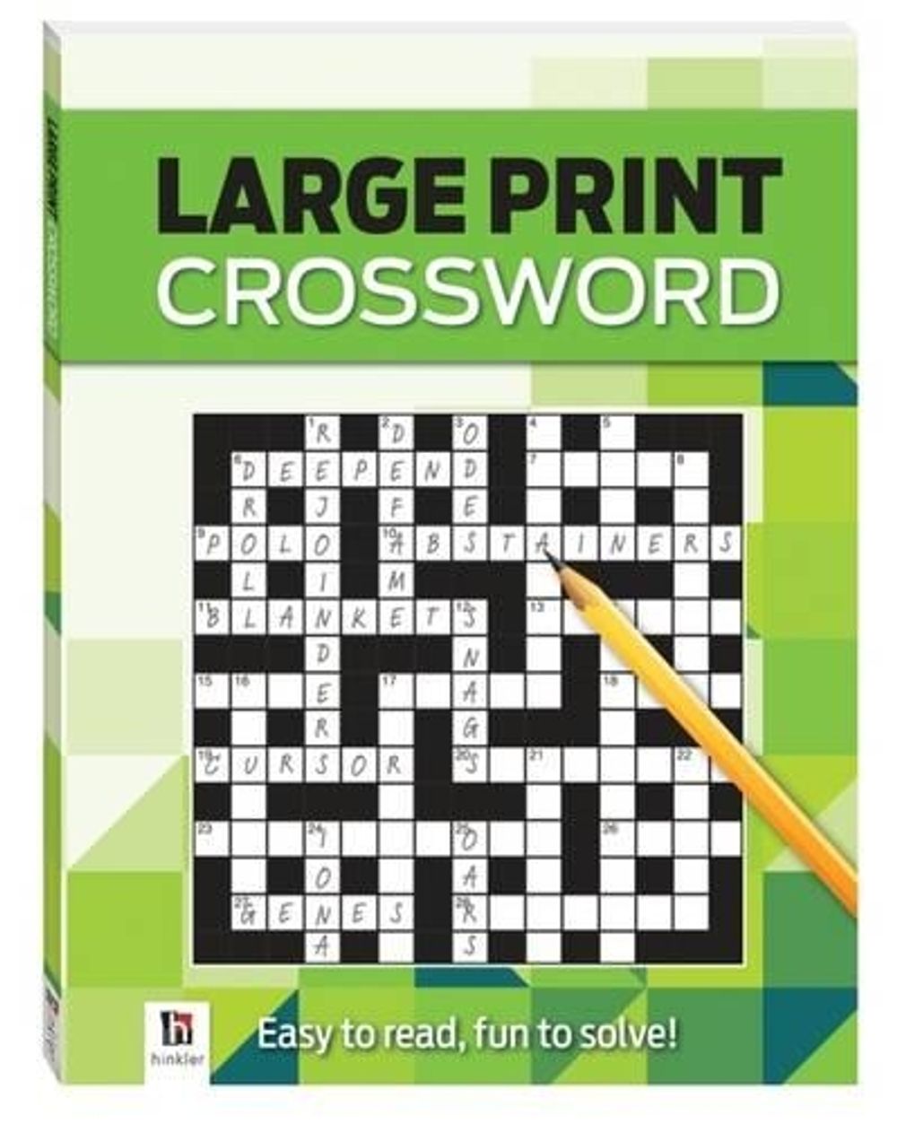 Large Print Crossword Series 4 by Hinkler Pty Ltd, Paperback ...