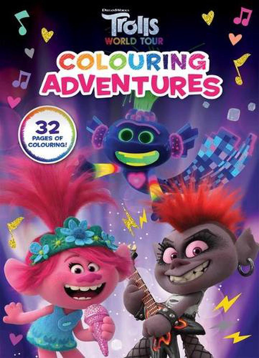 Trolls World Tour: Colouring Adventures (dreamworks) By Charles Fox 