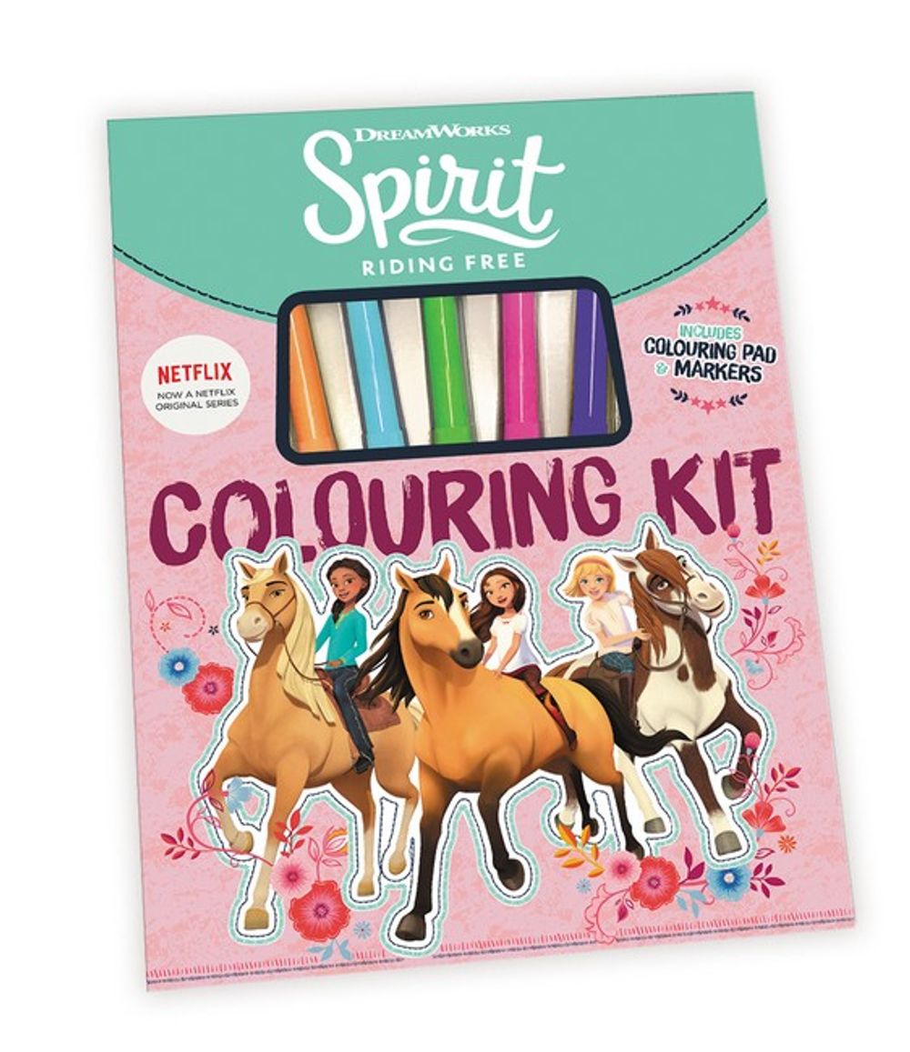 Spirit Riding Free: Colouring Kit (DreamWorks), Hardcover ...