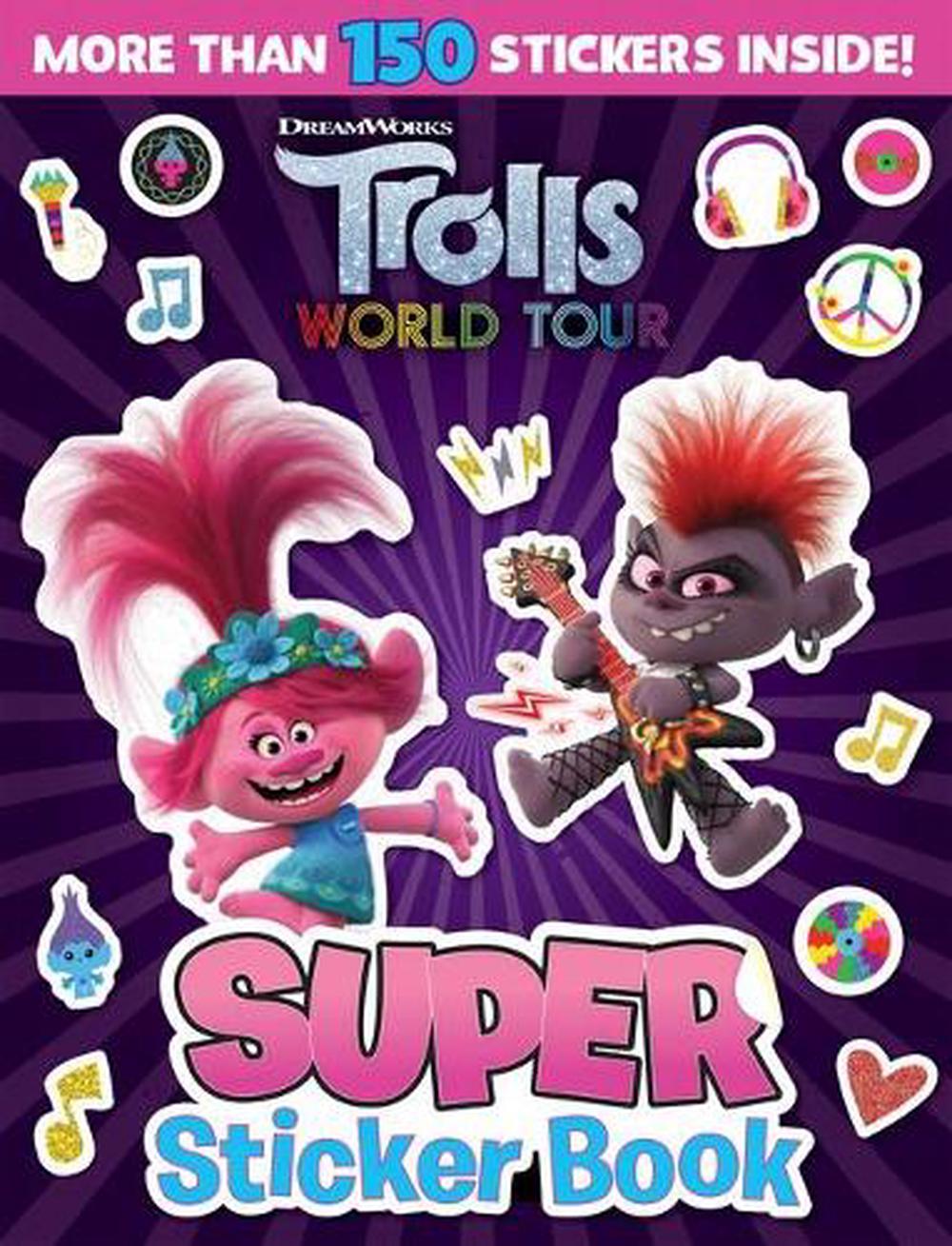 Trolls World Tour: Super Sticker Book (DreamWorks), Paperback