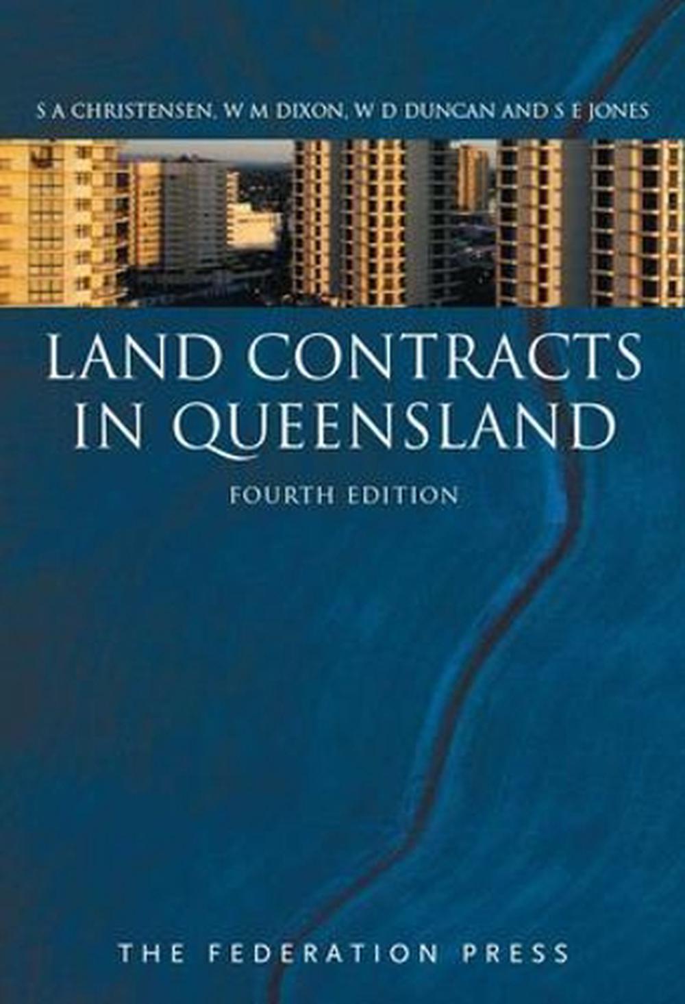 Land Contracts in Queensland, 9781760020507