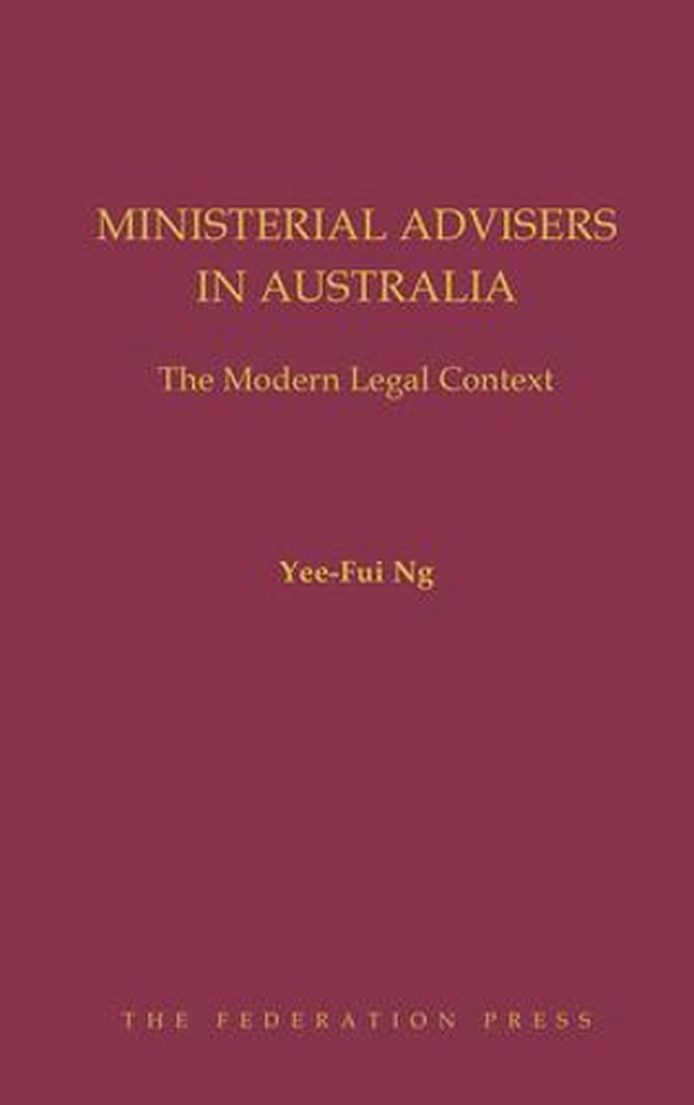 Ministerial Advisers in Australia, 9781760020637
