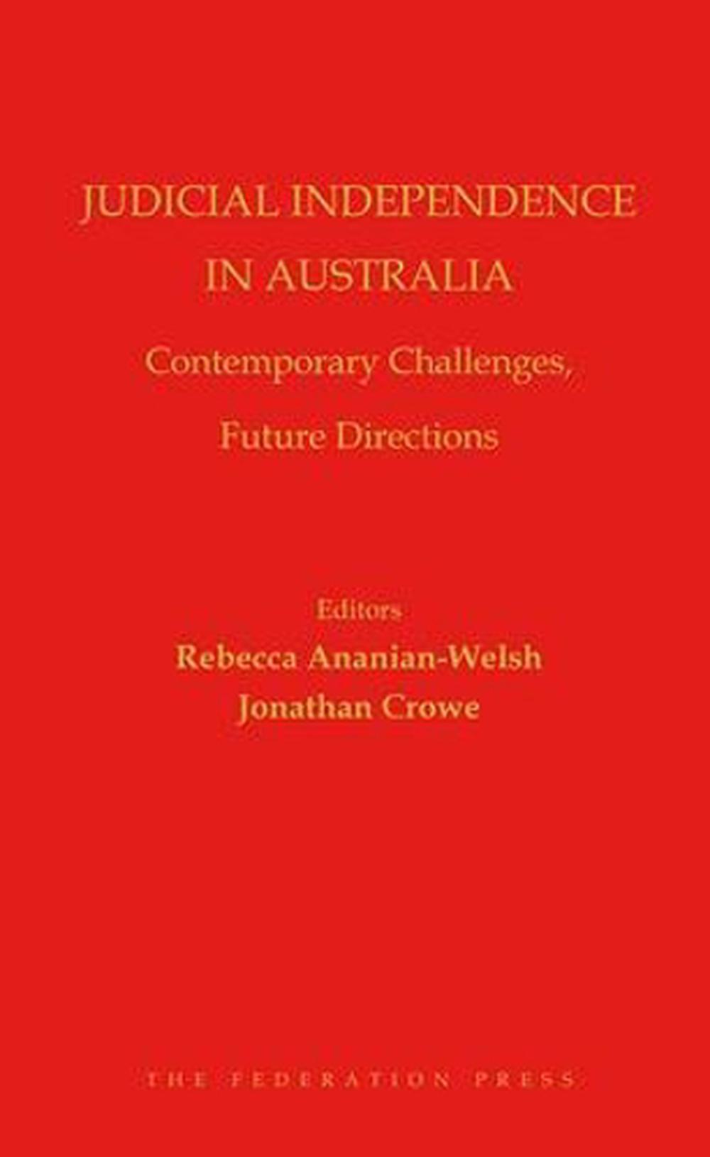 Judicial Independence in Australia, 9781760020651