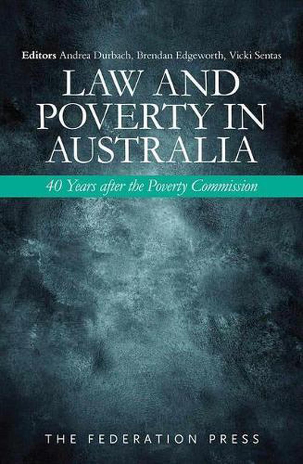 Law and Poverty in Australia, 9781760021245