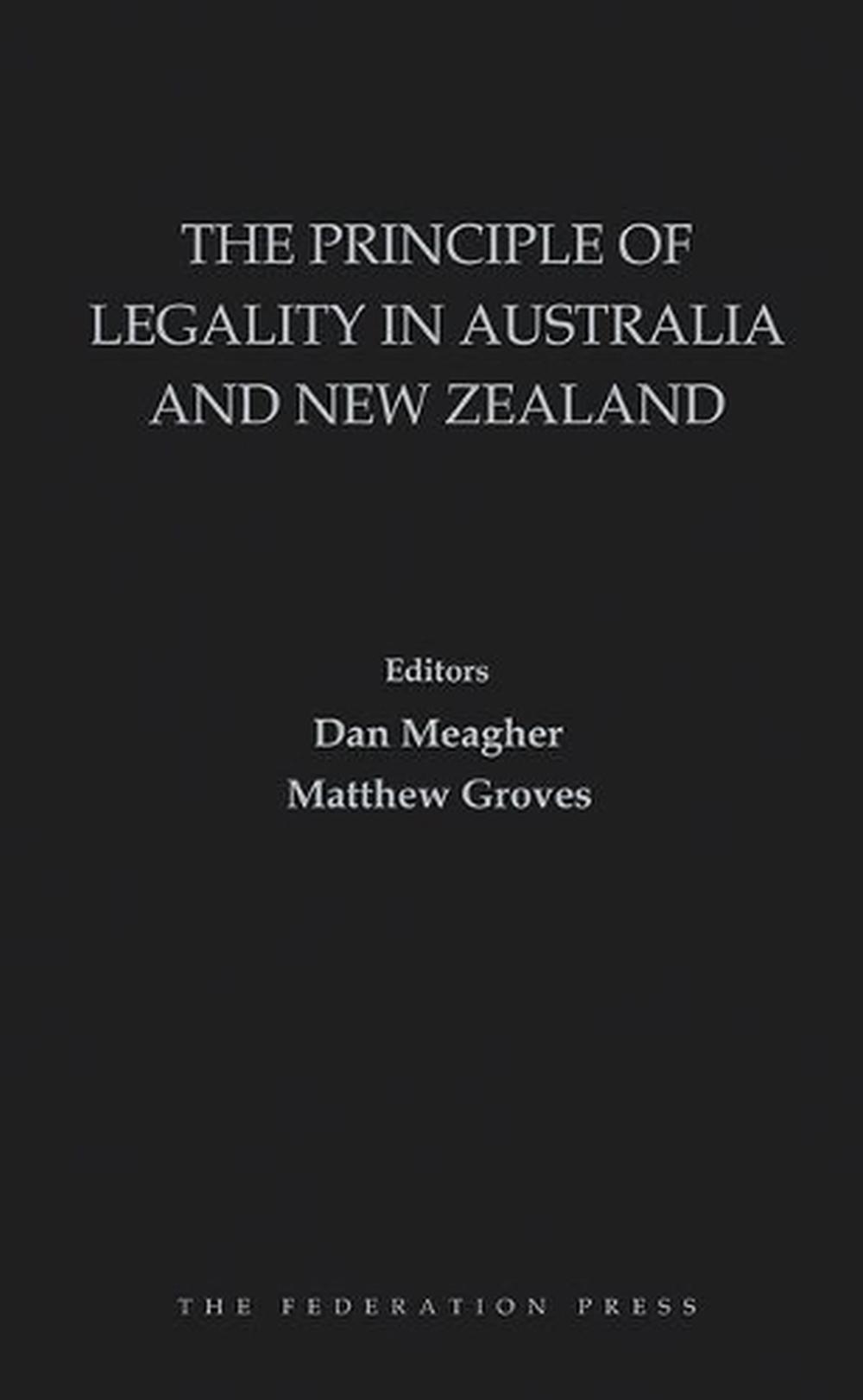 The Principle of Legality in Australia and New Zealand, 9781760021252