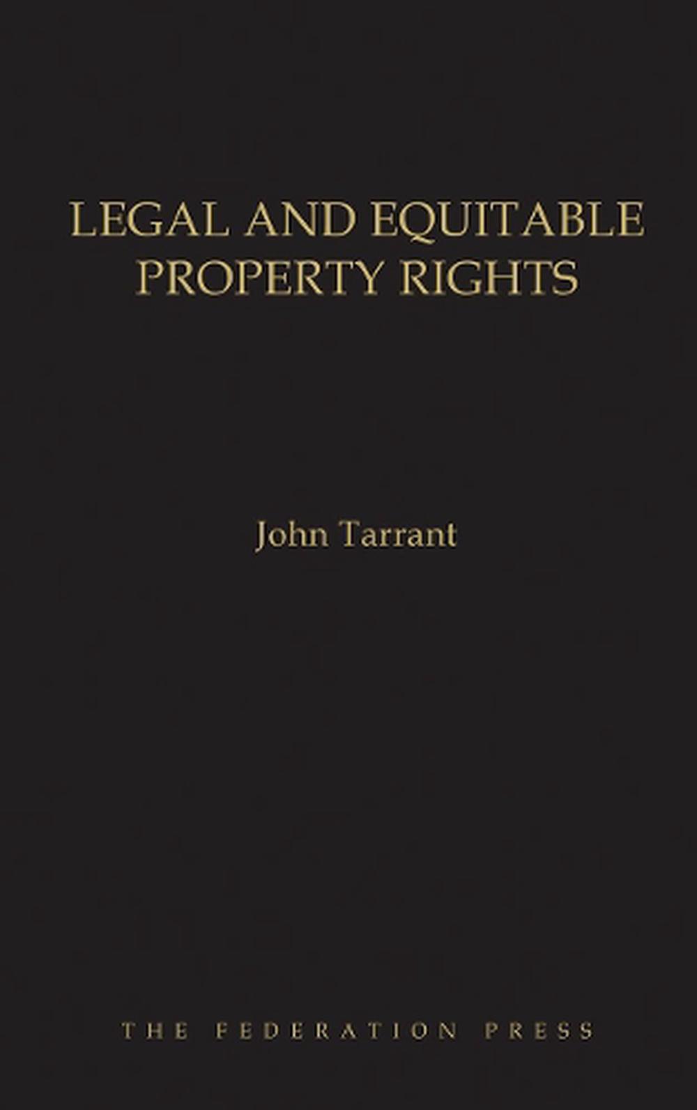 Legal and Equitable Property Rights, 9781760022044