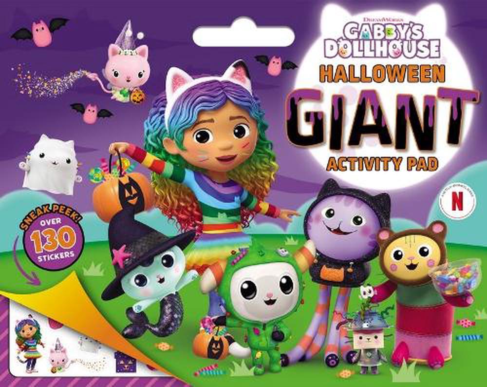 Gabby’s Dollhouse: Halloween Giant Activity Pad (DreamWorks), 9781760263362
