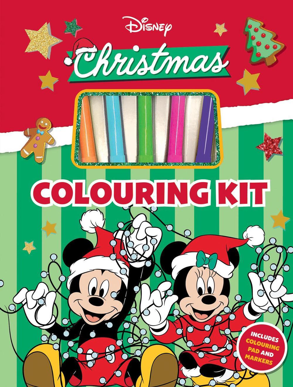Disney Christmas: Colouring Kit, Hardcover, 9781760263928 | Buy online ...