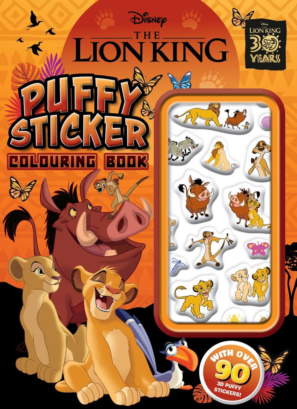 Lion King 30th Anniversary: Puffy Sticker Colouring Book (Disney) - ISBN: 9781760267339