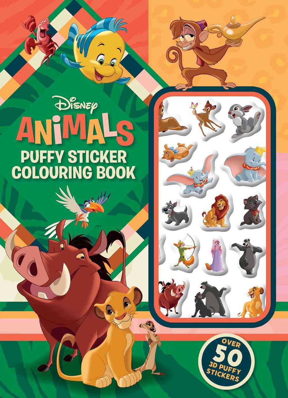 Disney Animals: Puffy Sticker Colouring Book (Starring The Lion King) - ISBN: 9781760267513
