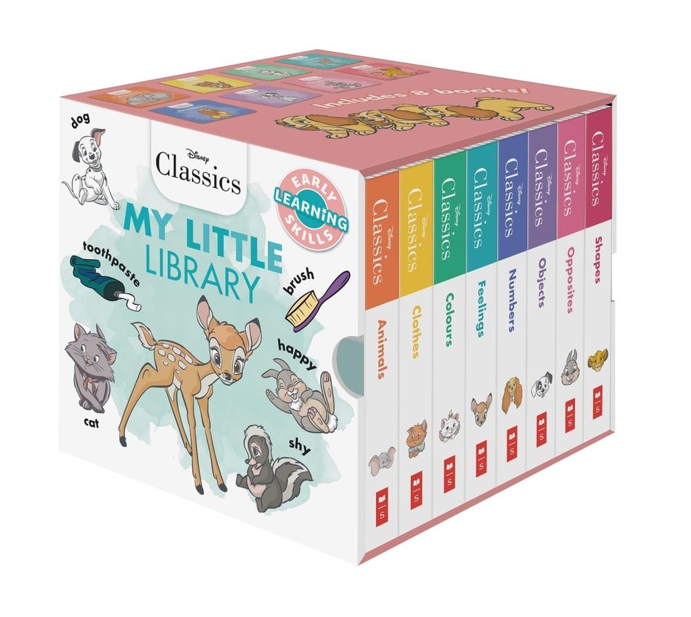 Library Cube Disney Classics: My Little 8-Book Library Cube, Board Book ...