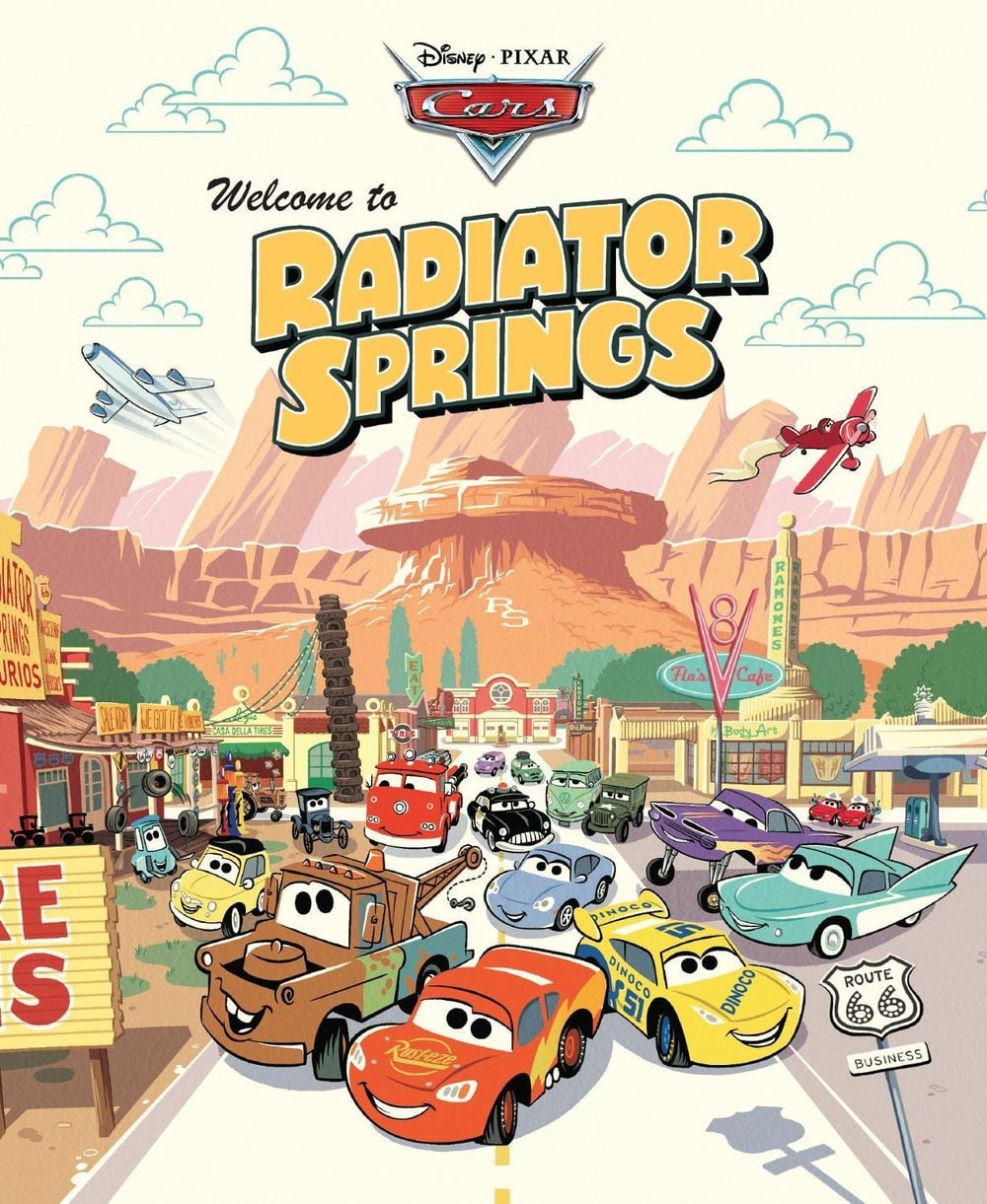カーズレトロ海外製welcome to radiator springs Welcome to Radiator Springs (Disney Pixar: Cars), Hardcover