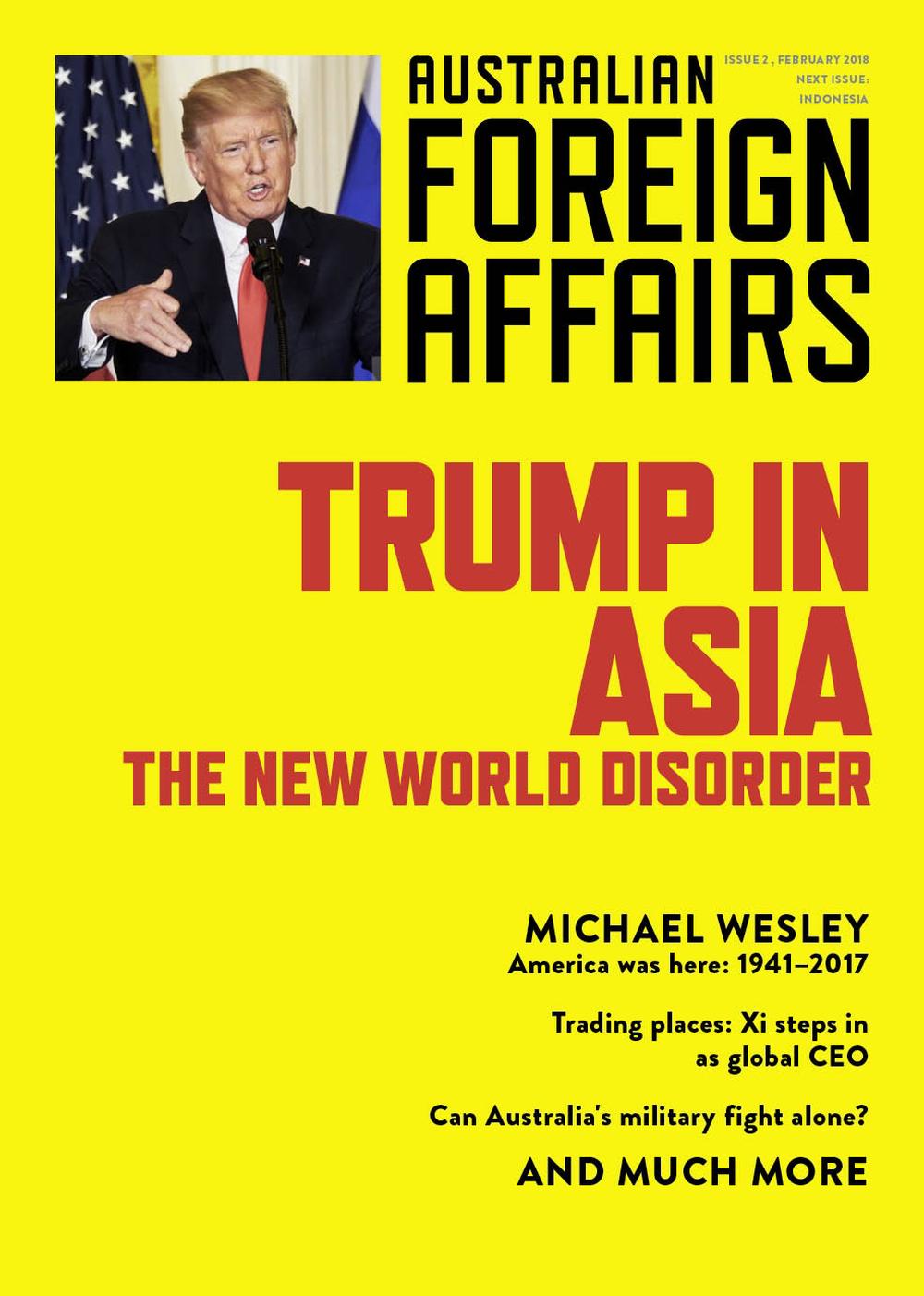 Trump in Asia: The New World Disorder, 9781760640293