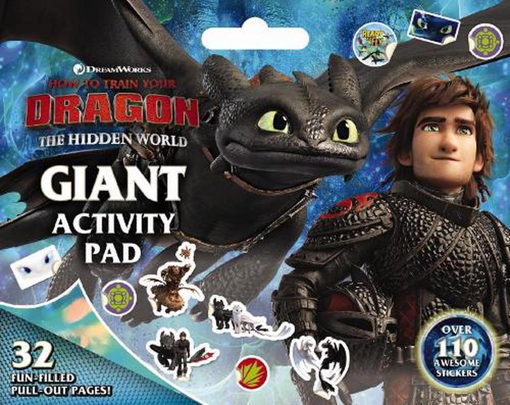 How to Train your Dragon: The Hidden World: Giant Activity Pad (DreamWorks), 9781760665753