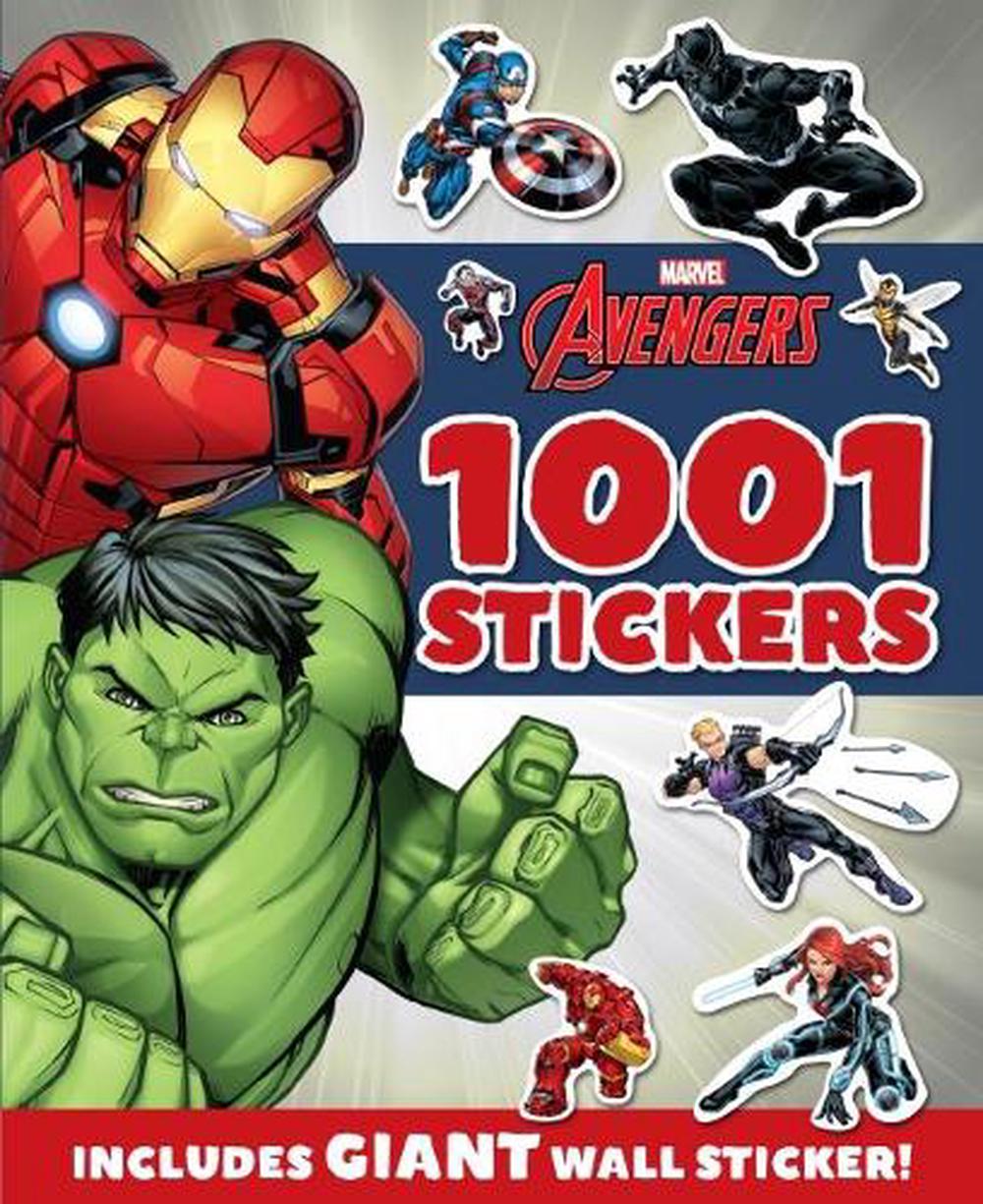 Buy Marvel Avengers Sticker Pads for Boys Kids ~ 2 Pack Giant