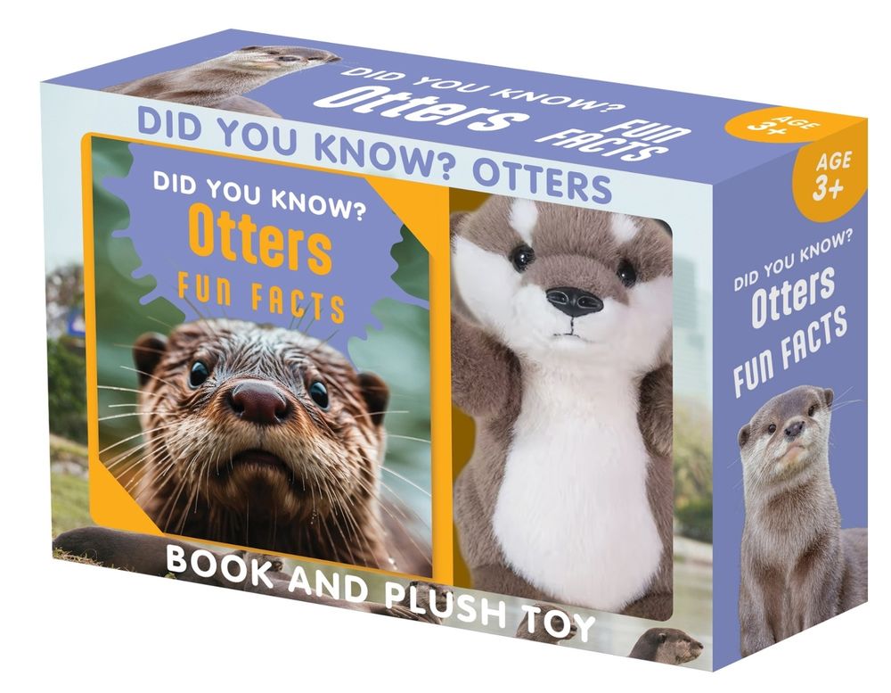 Did You Know? Otters. Book with Plush Toy. by New Holland Publishers - ISBN: 9781760798345