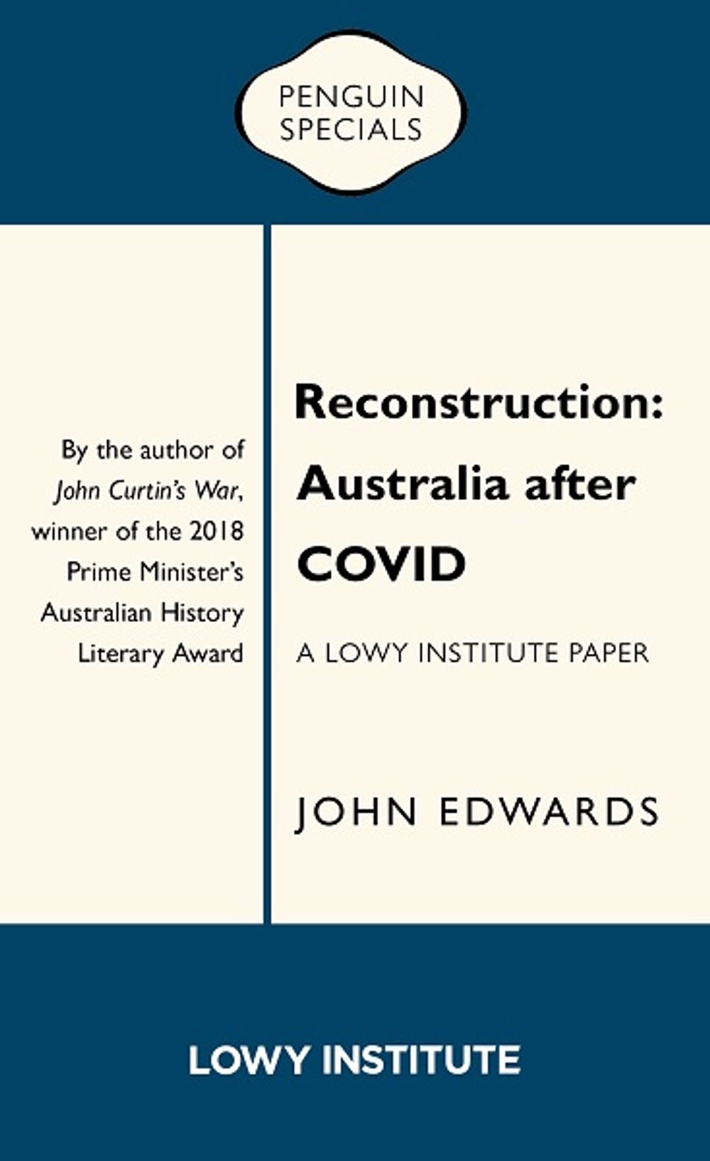Reconstruction: Australia after COVID by John Edwards - ISBN: 9781761042775