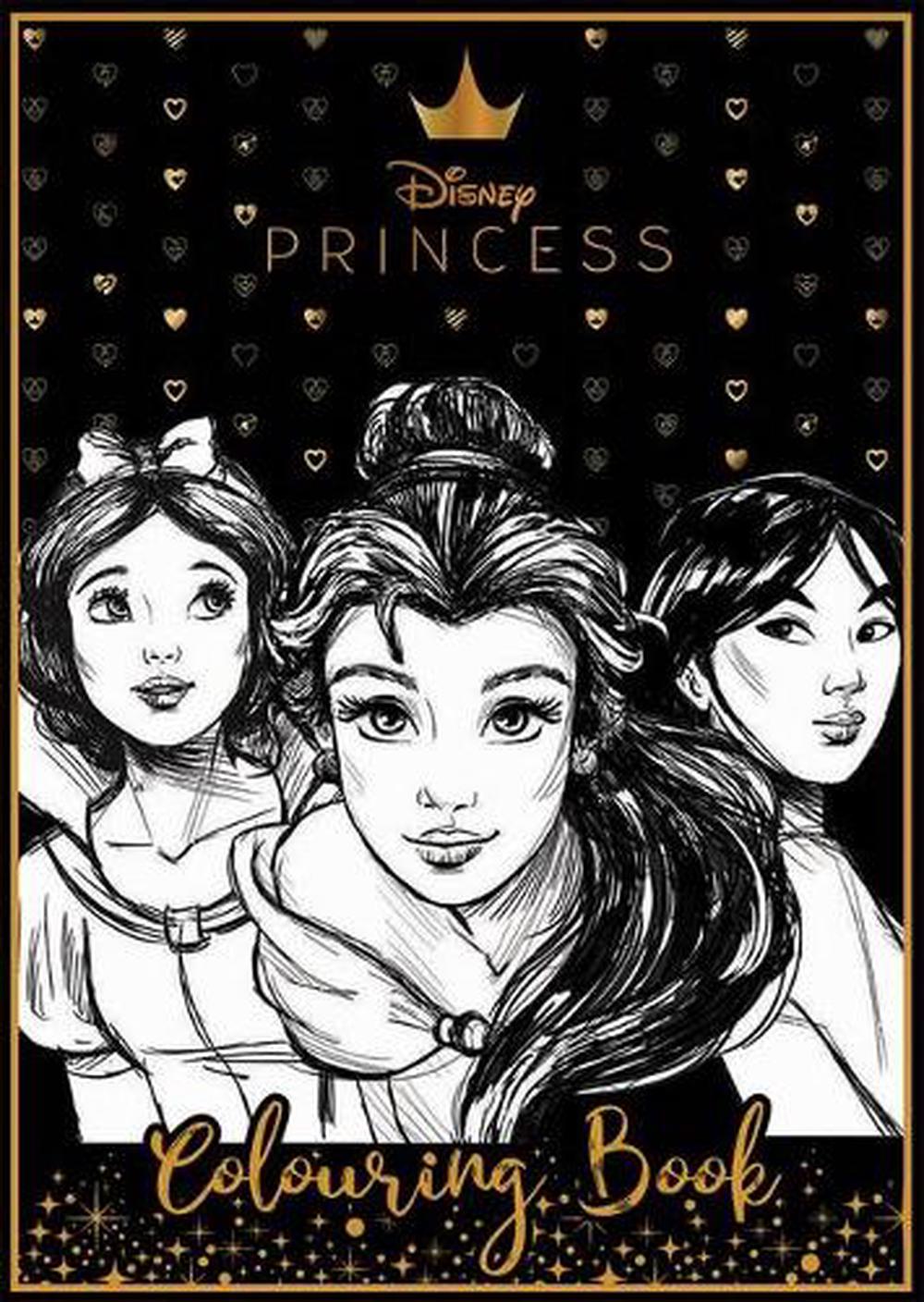 Disney Princess: Adult Colouring Book, 9781761128363