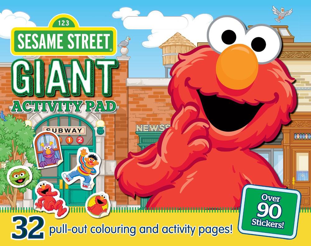 Sesame Street Giant Activity Pad, Paperback, 9781761129407 Buy