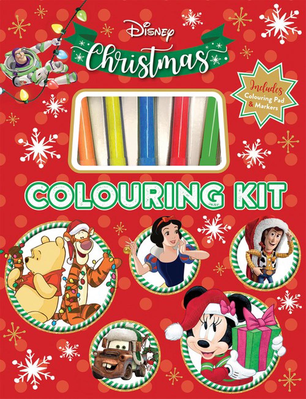 Disney Christmas: Colouring Kit, 9781761200397