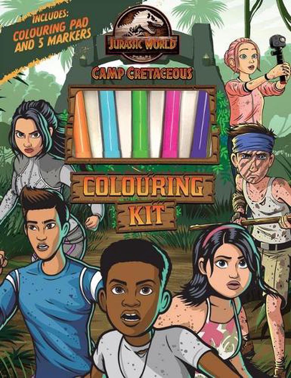 Jurassic World Camp Cretaceous: Colouring Kit (Universal), Hardcover ...
