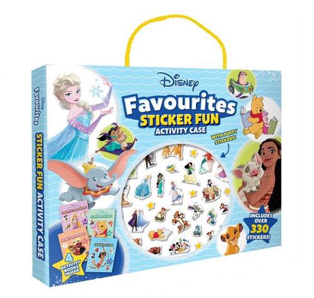 Disney Favourites Puffy Sticker Fun Activity Case by Shea Ernshaw