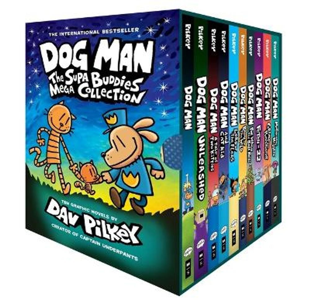 Dog Man Supa Cat 6cm Figure 5 Pack | The Entertainer