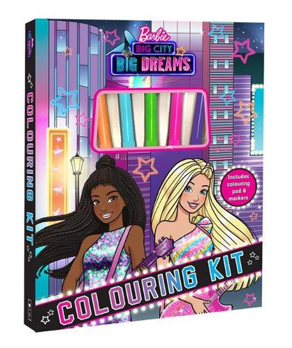 Barbie: Big City Big Dreams: Colouring Kit (Mattel), Hardcover ...