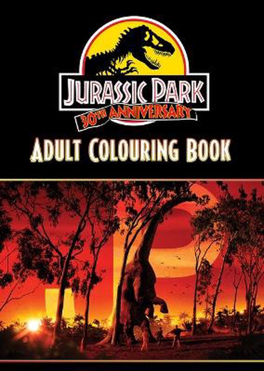 Jurassic Park 30th Anniversary Adult Colouring Book (Universal) by
