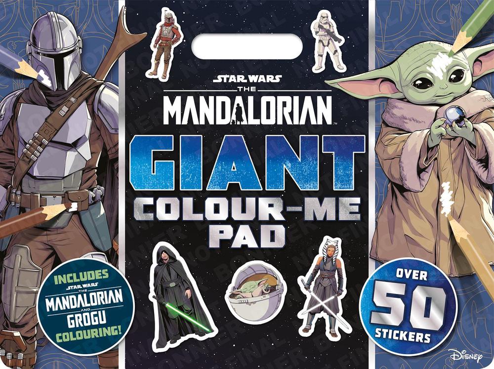 Star Wars: The Mandalorian Giant Colour-Me Pad by Star Wars, Paperback ...