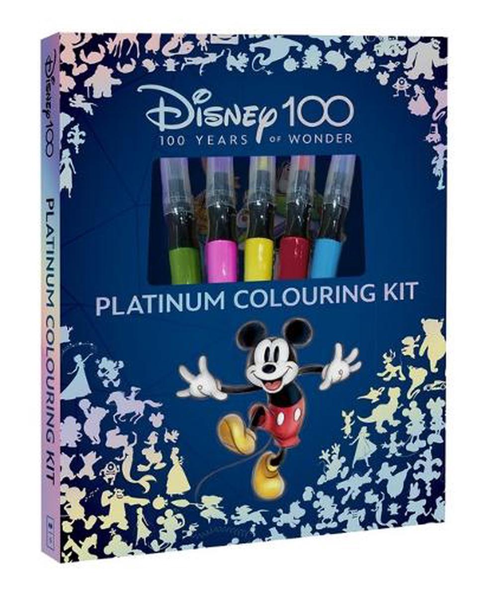 Disney 100 Adult Colouring Kit, Hardcover, 9781761295676 Buy online