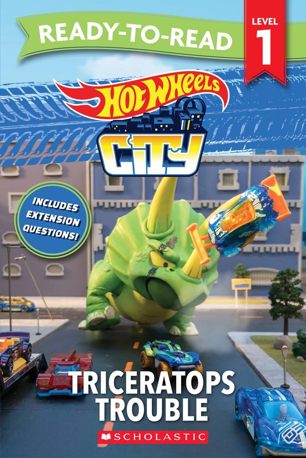 Hot Wheels City: Triceratops Trouble - Ready-to-Read Level 1 (Mattel), 9781761296499