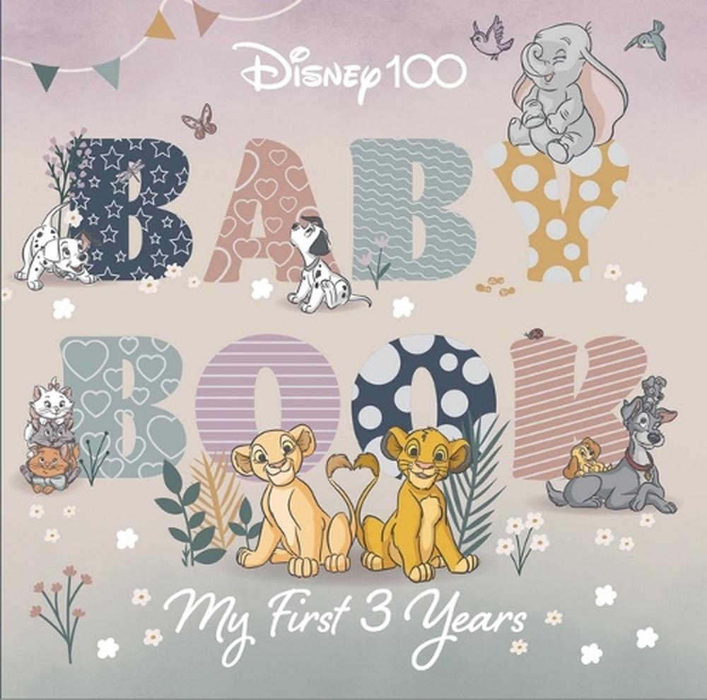 Baby Book My First 3 Years (Disney 100), Hardcover, 9781761297519