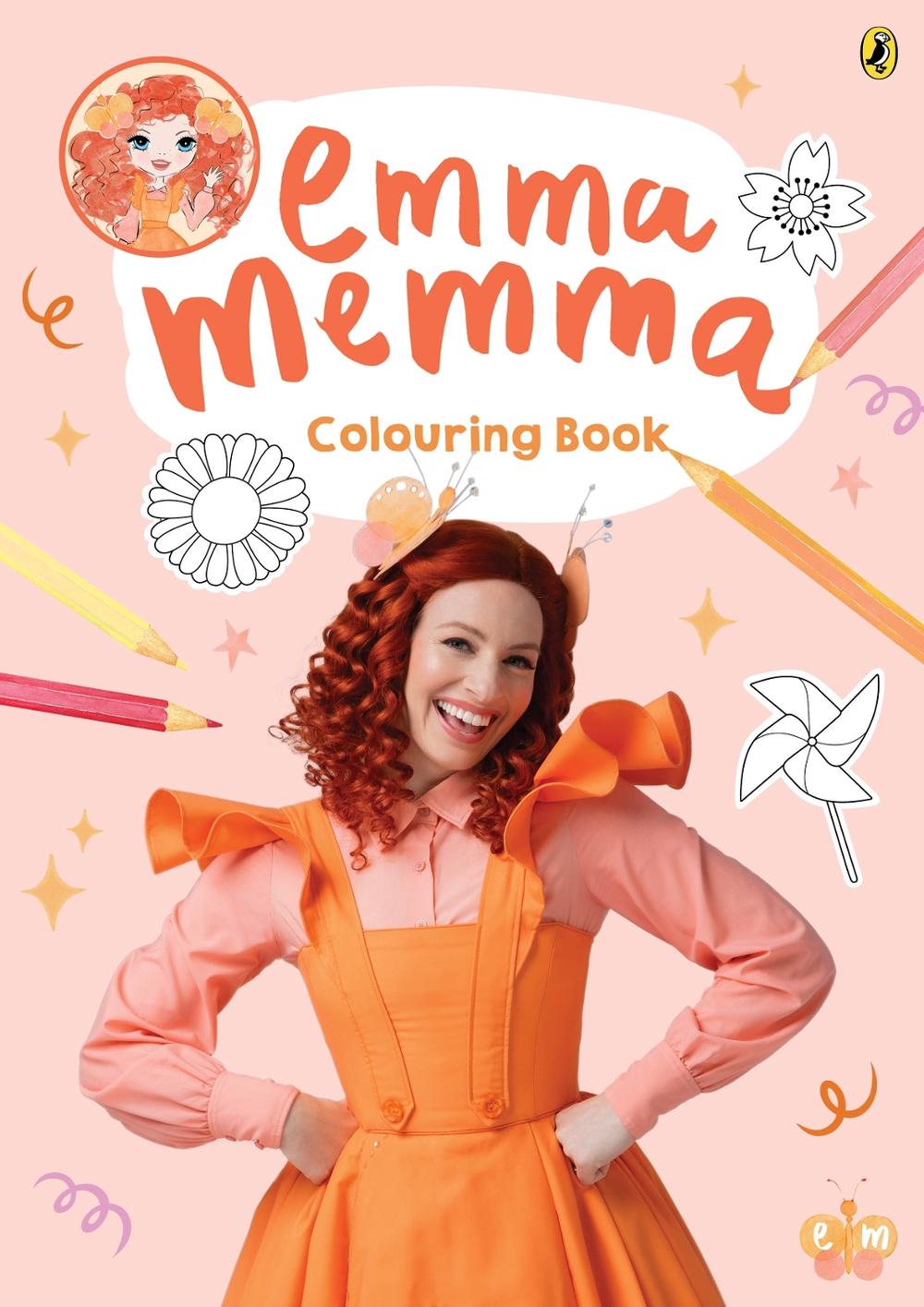 Emma Memma Colouring Book, 9781761341816
