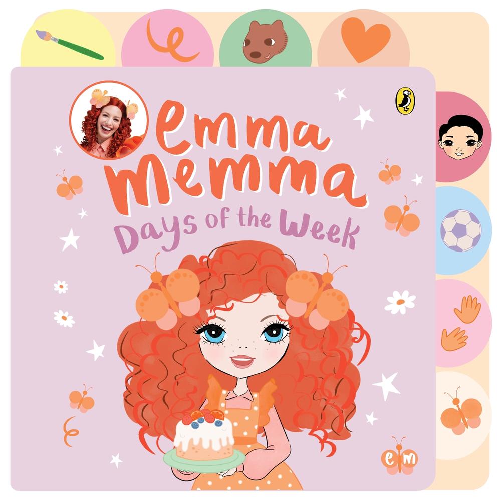 Emma Memma: Days of the Week Tabbed Board Book, 9781761355547